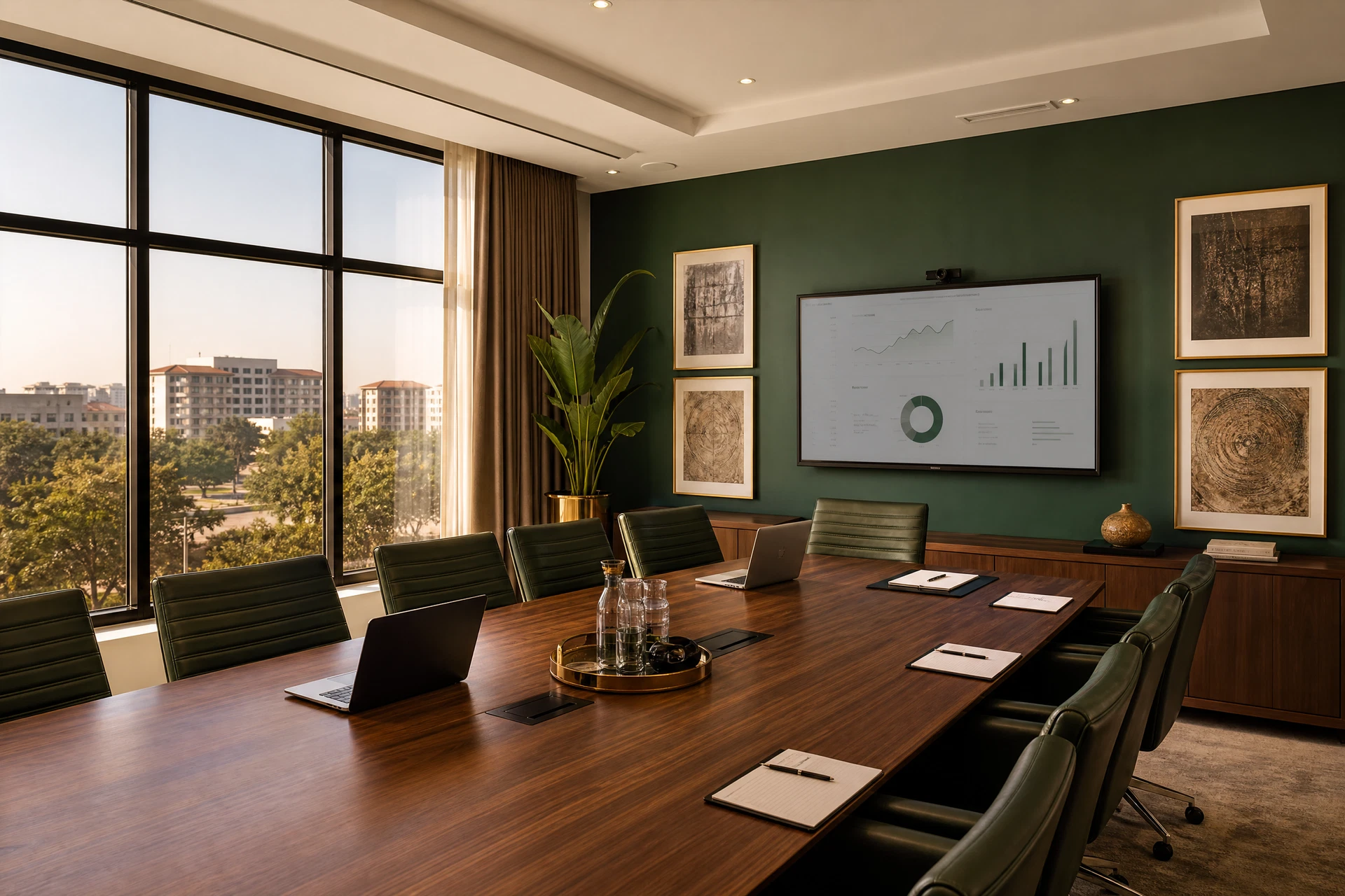 Muller Global meeting room in Abuja
